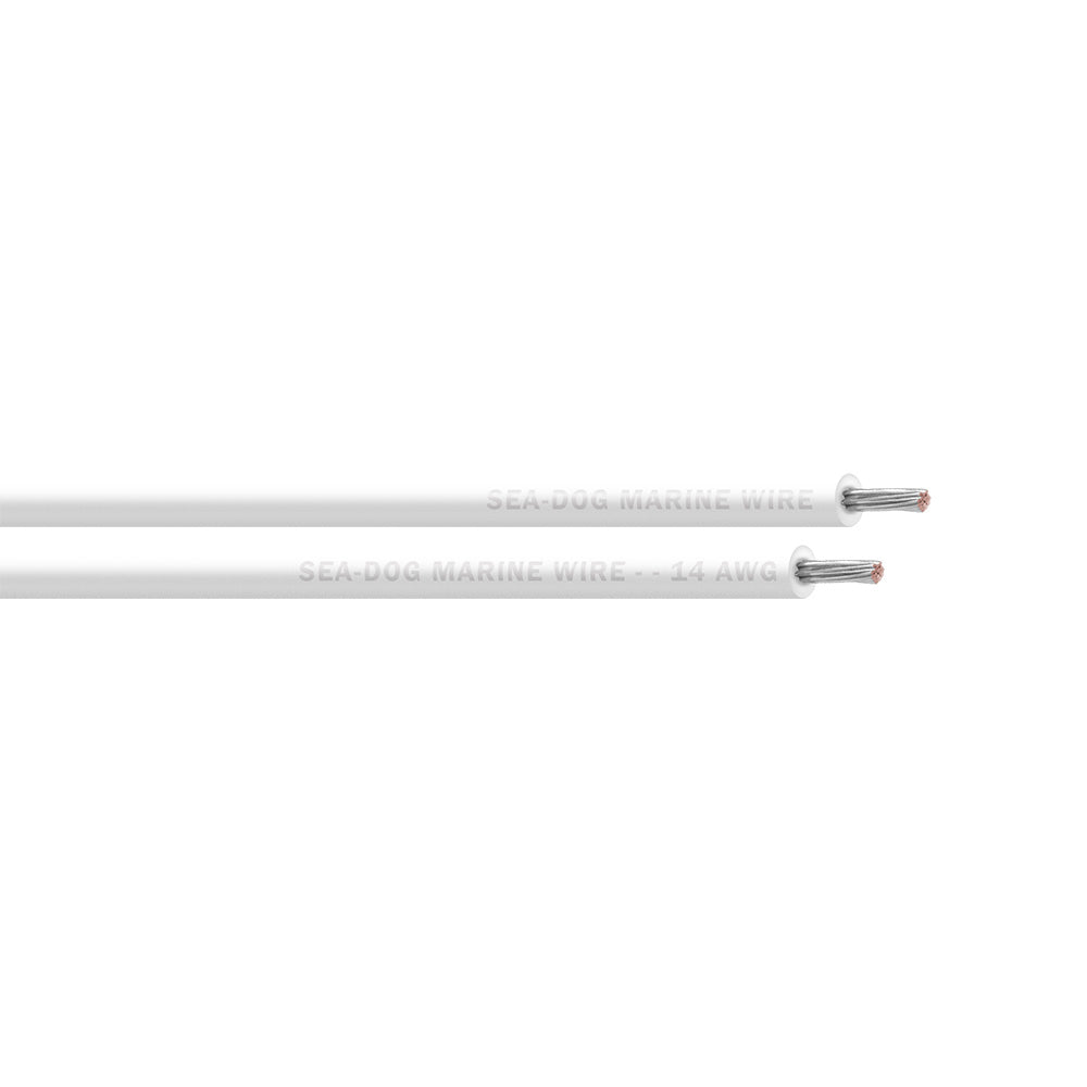 SeaDog 14 AWG White Primary Wire 1000 8014059