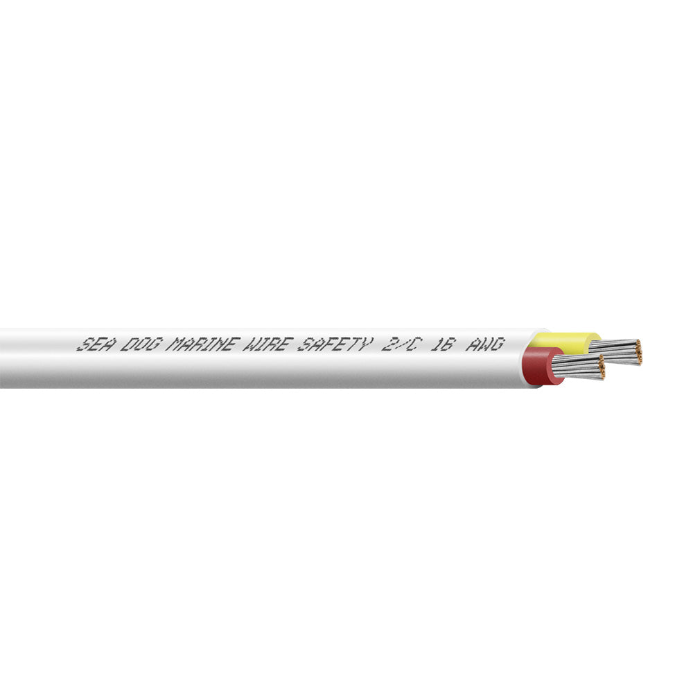 SeaDog 162 AWG Flat Duplex Safety Wire RedYellow 1000 8016229