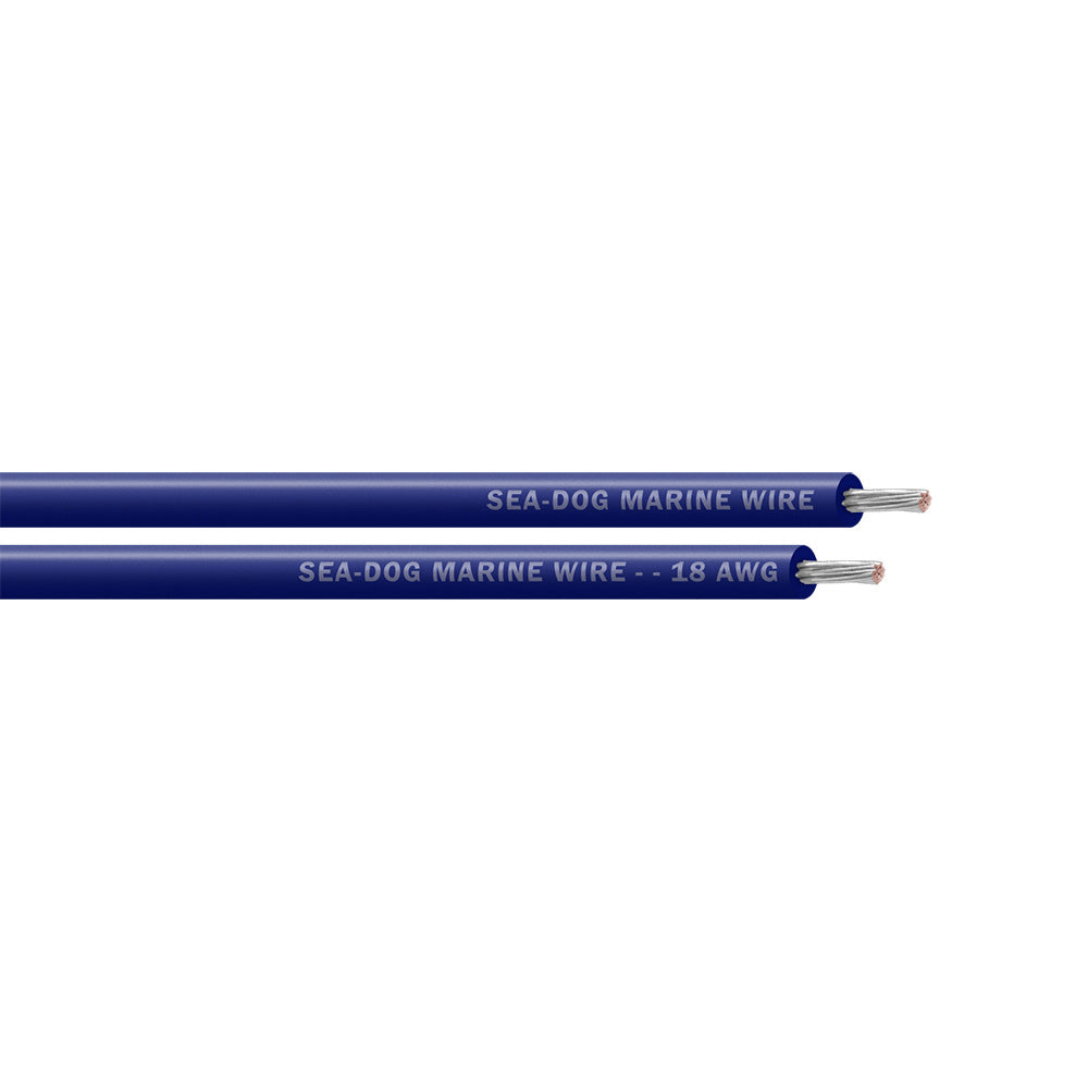 SeaDog 18 AWG Dark Blue Primary Wire 100 8018062