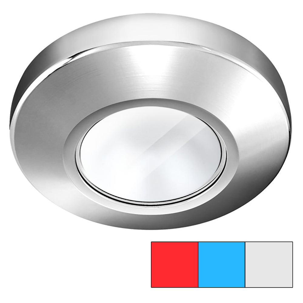 i2Systems Profile P1120 TriLight Surface Light Red Cool White Blue Chrome Finish P1120Z11HAE