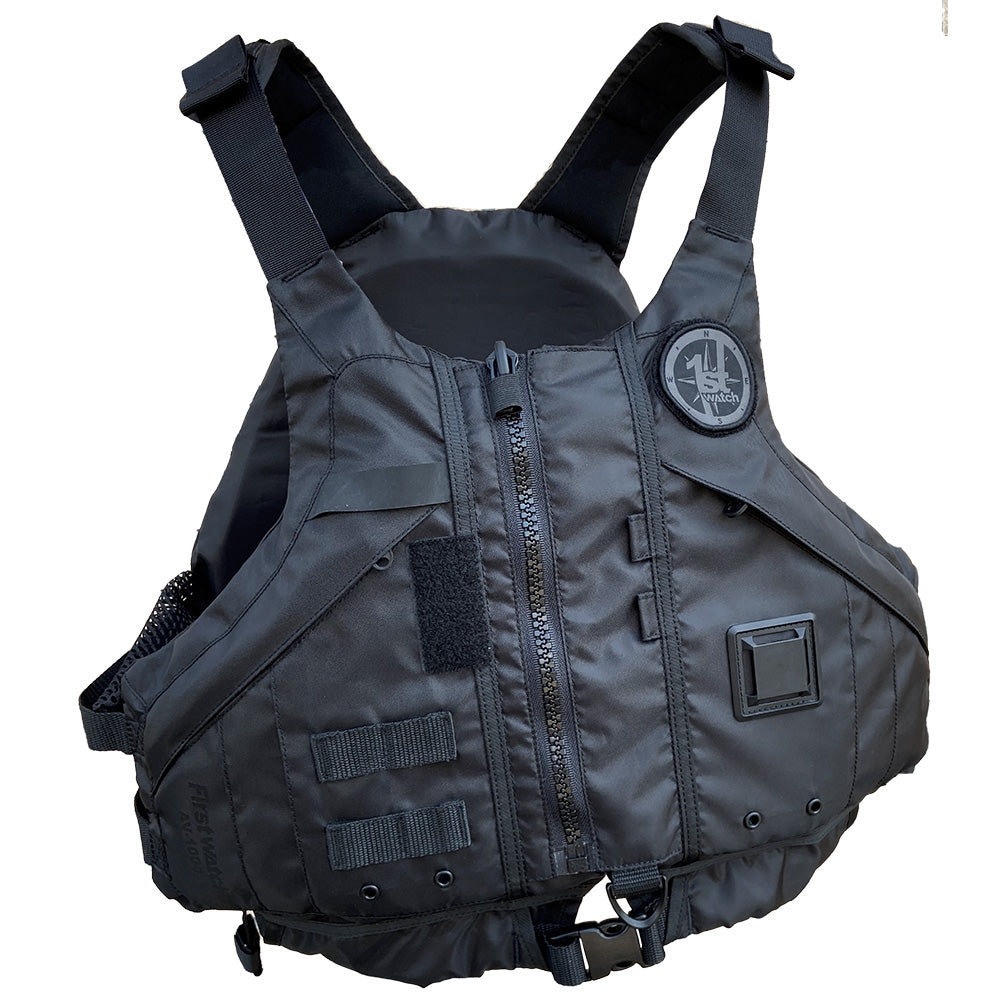 First Watch AV1000 Kayak Style Duty PFD Black XSS AV1000BKXSS