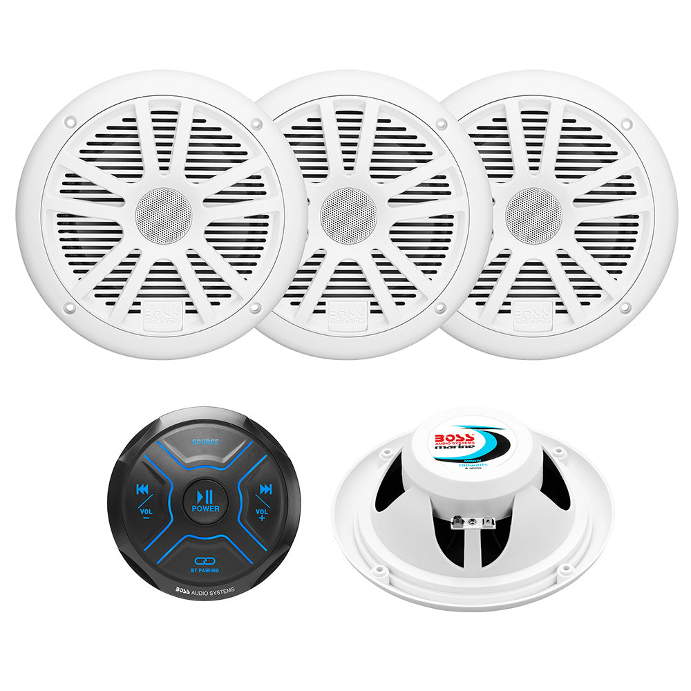 Boss Audio MG250W64 Kit wMGR150B  2 Pairs of MR6W Speakers MG250W64