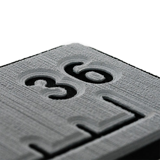 SeaDek 36 Routed Ruler  6mm  Brushed Texture  Storm GreyBlack 5358380066