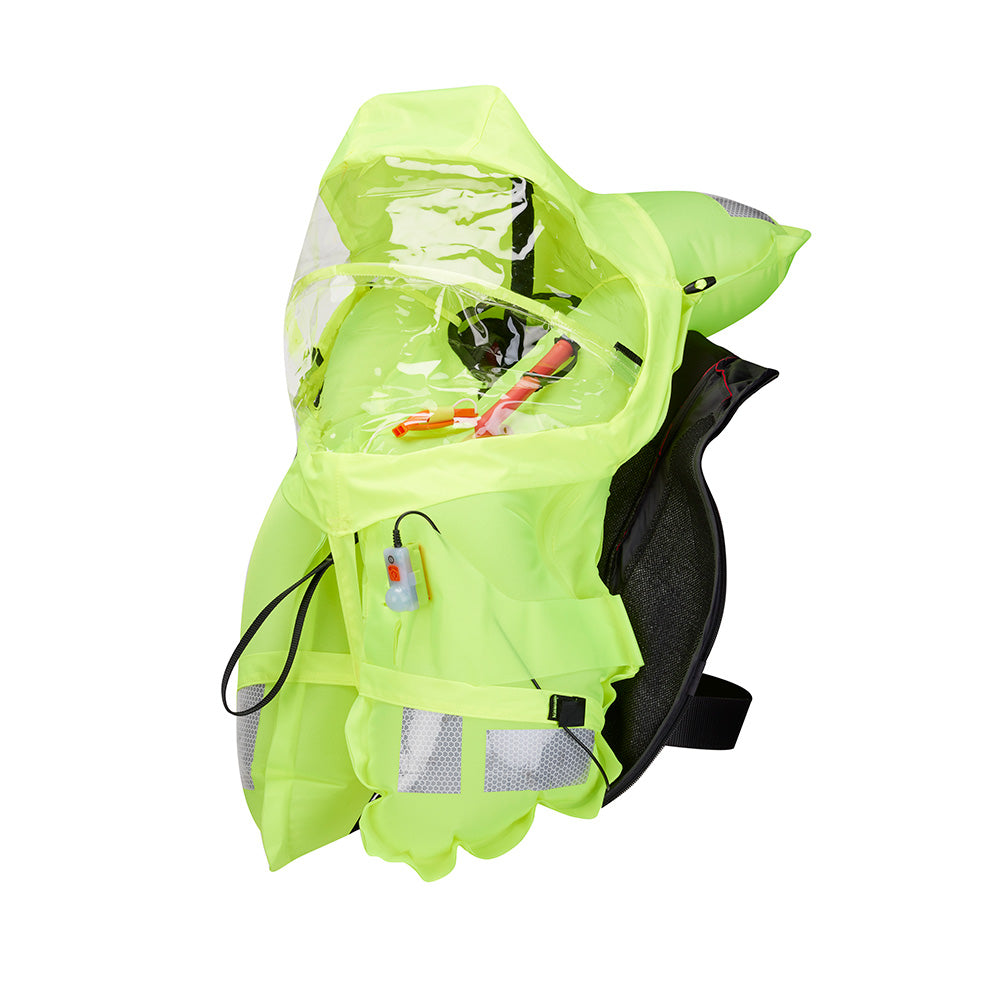 Mustang Atlas 190 DLX Open Ocean Inflatable PFD  RedBlack MD3195E11230