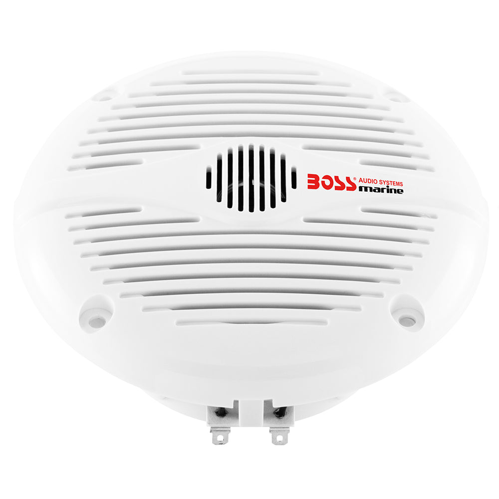 Boss Audio MR50 525 Round Speakers  White  Pair MR50
