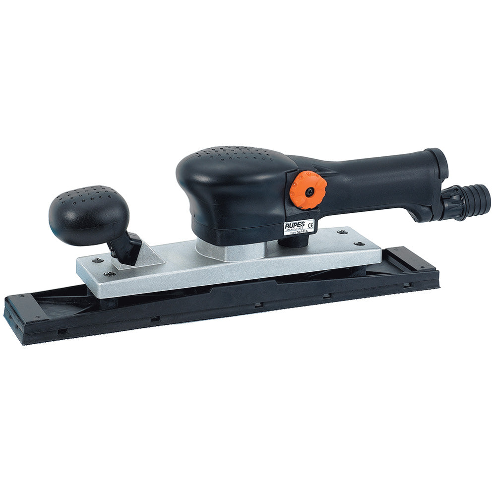 RUPES Pneumatic Orbital Board Sander 70x400mm Velcro Pad  5mm Orbit Central Vac SLP41A