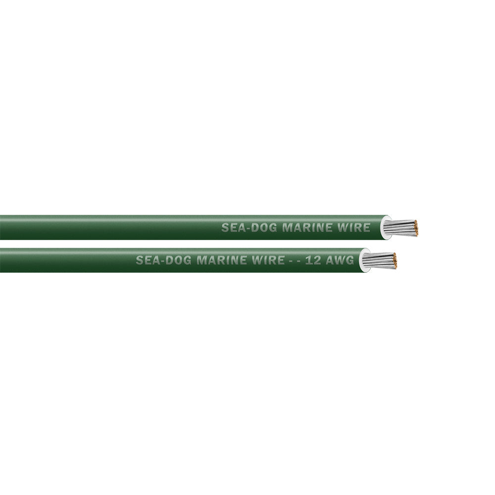 SeaDog 12 AWG Green Primary Wire  250 8012044