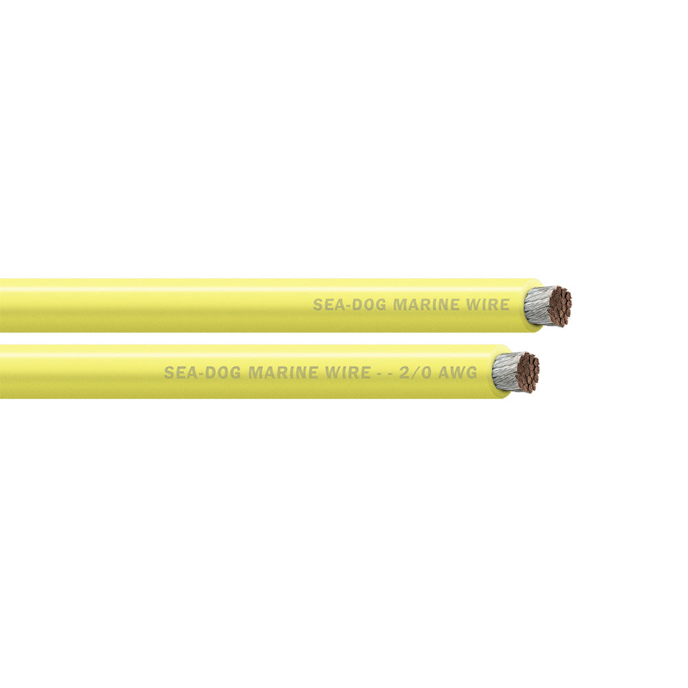 SeaDog 20 AWG Yellow Battery Cable  100 8021032