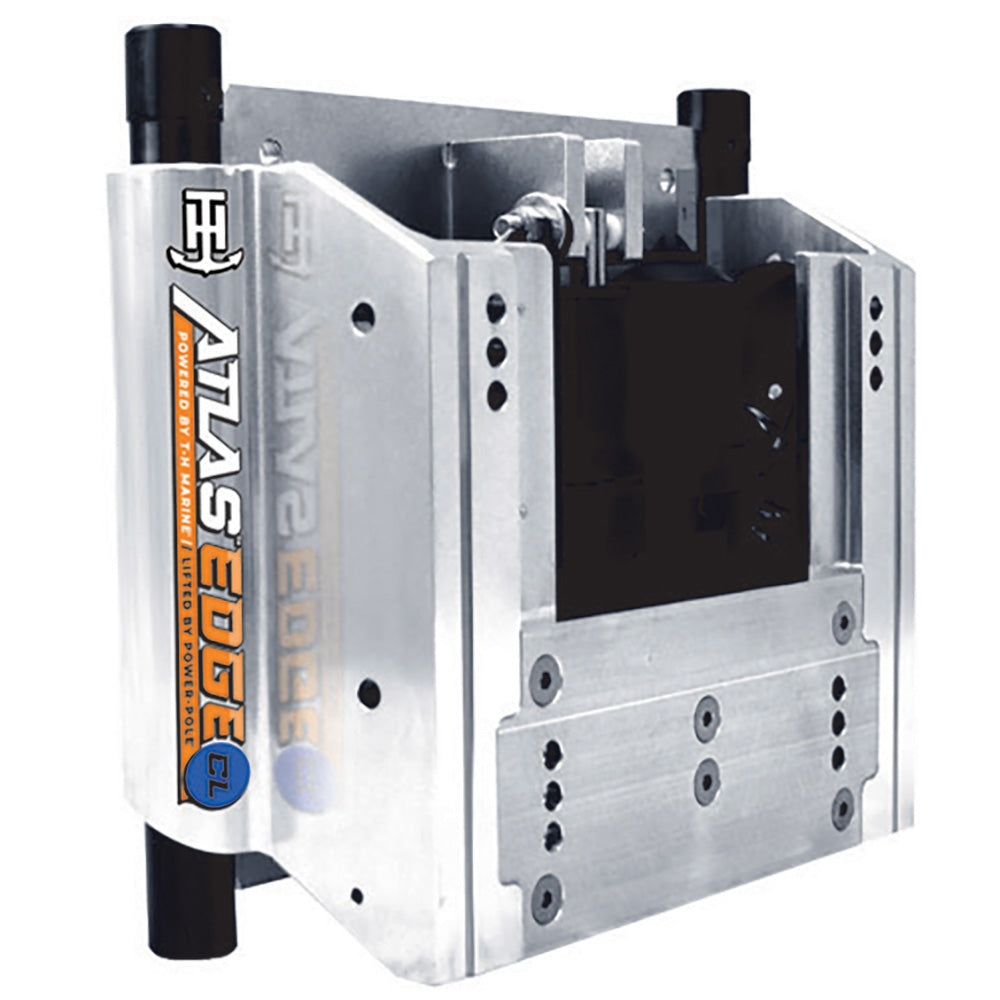 TH Marine ATLAS EDGE 6 Set Back Hydraulic Jack Plate  Classic  Silver AHJE6VDP