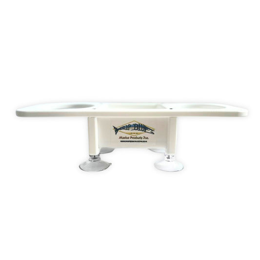 Deep Blue Marine Double Drink Holder wCenter Storage SB2