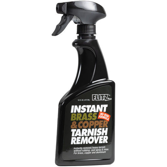 Flitz Instant Brass  Copper Tarnish Remover  16 oz Spray BC 01806