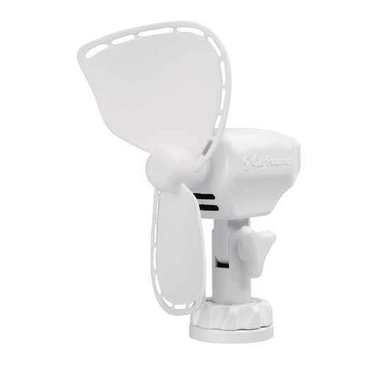 SEEKR by Caframo Ultimate 757 12V 2Speed 7 Fan  Direct Wire  White 757DCWBX