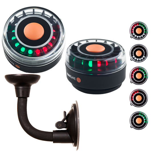 Navisafe Portable Navilight 2NM  TriColor wBendable Suction Cup Mount 305KIT2