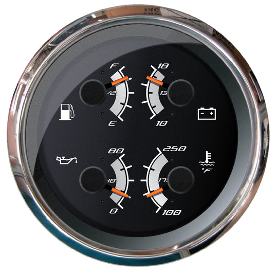 Faria Platinum 4 MultiFunction  Fuel Oil Volt  Water Temperature 22014
